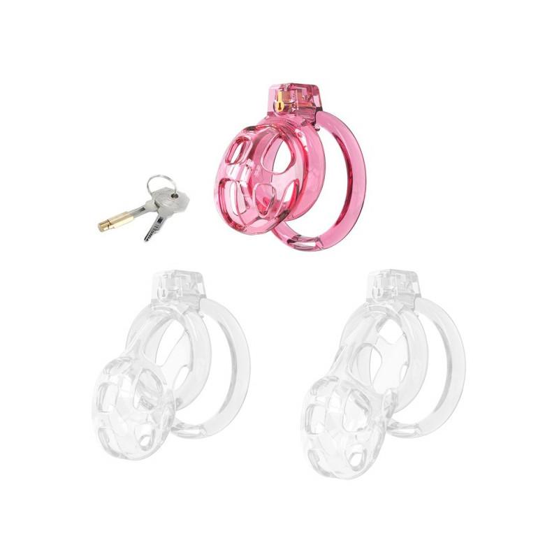 CockLock Cage de Chasteté Lock Cobra S 6 x 3.6cm Rose